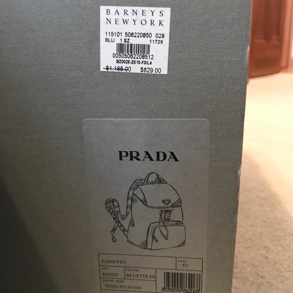 Authentic Prada backpack with tags - Picture 2 of 8